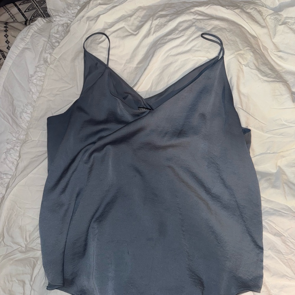 Express Slate Blue Camisole Top
